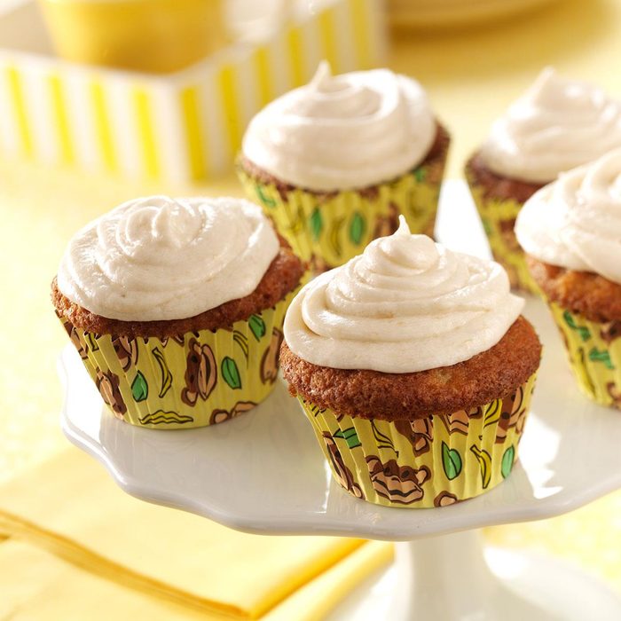 Frosted Banana Cupcakes