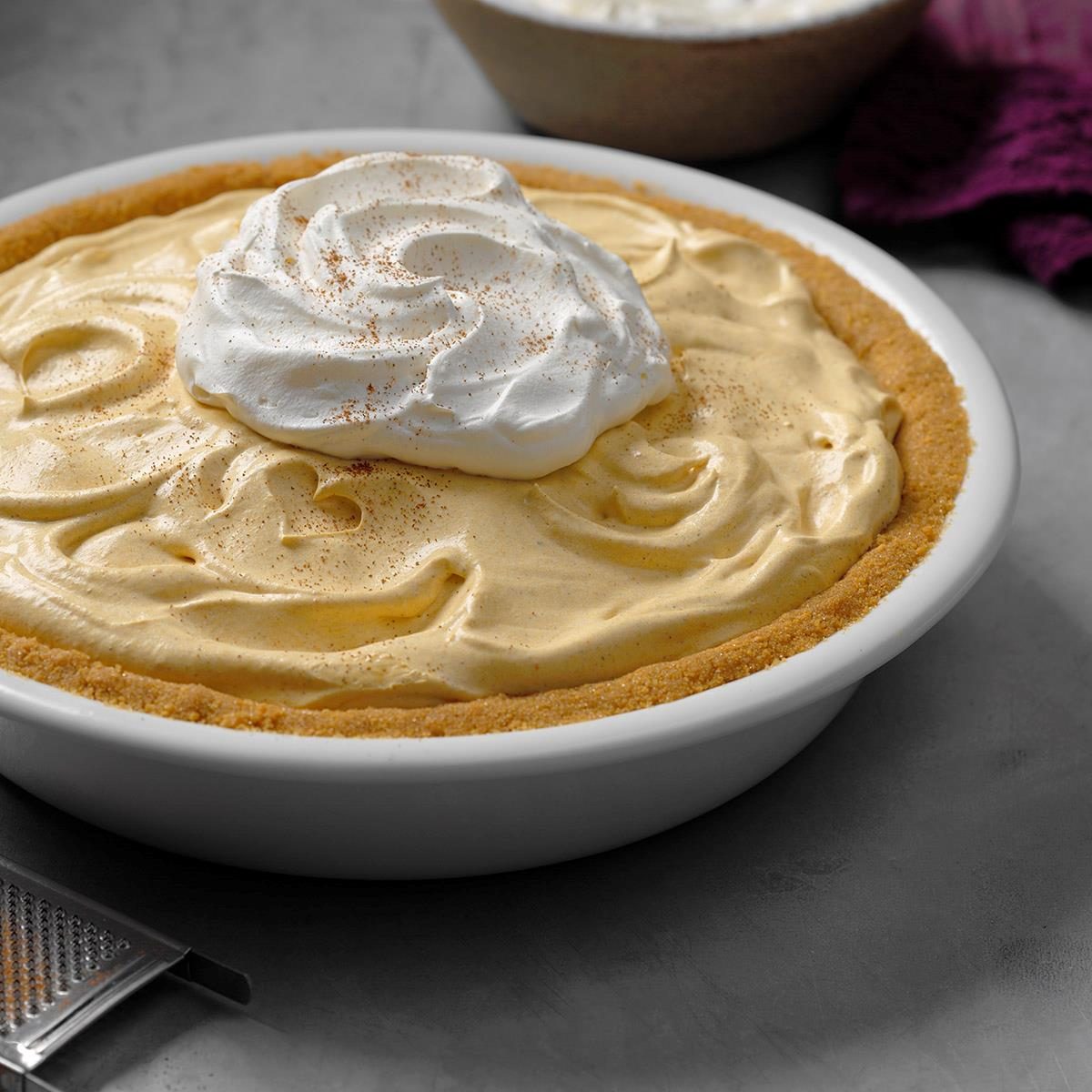 Frozen Pumpkin Mousse Pie