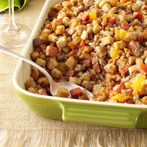 Fruit & Nut Andouille Stuffing