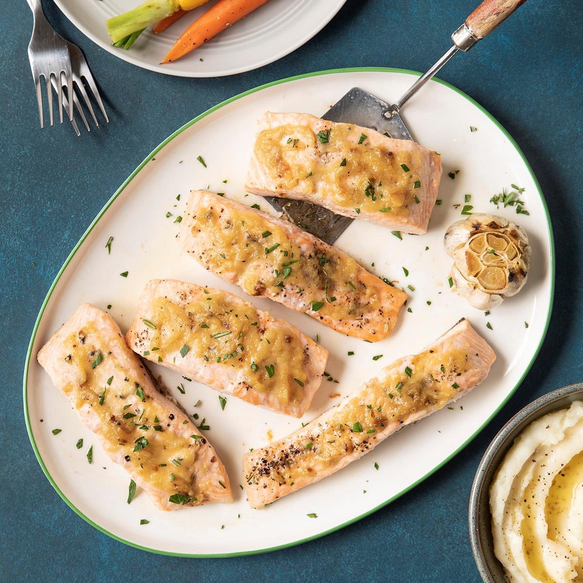 Garlic Butter Baked Salmon Exps Ft23 40088 St 6 02 1