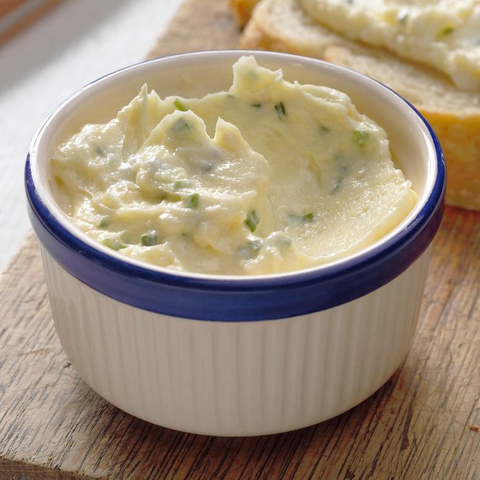 Garlic-Chive Whipped Butter