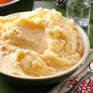 Garlic-Mashed Rutabagas & Potatoes