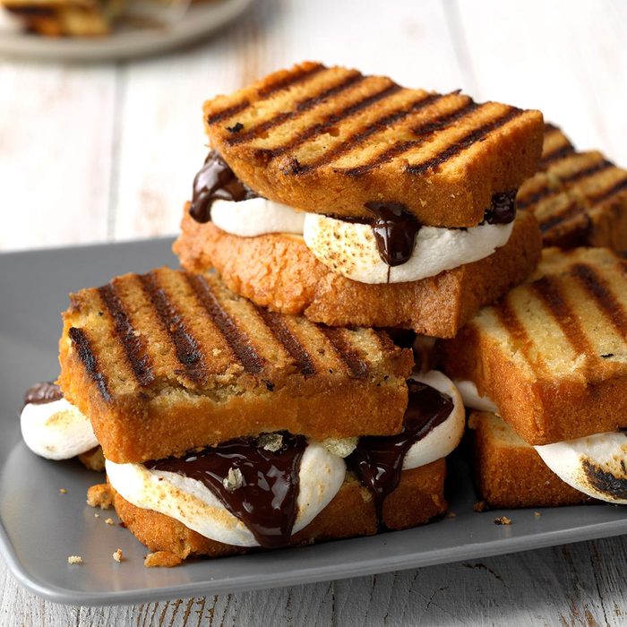 Ginger Pound Cake S’mores