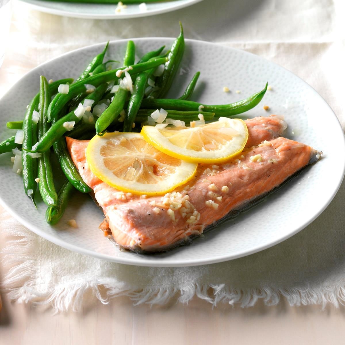 Ginger Salmon with Green Beans Recipe: How to Make It | Taste of Home