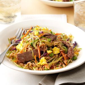 Ginger Steak Fried Rice