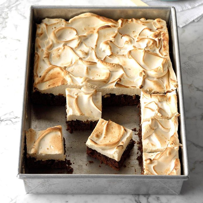 Gingerbread Meringue Bars