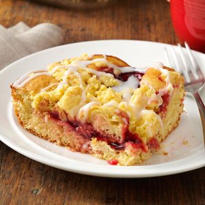 Glazed Cherry Coffee Cake