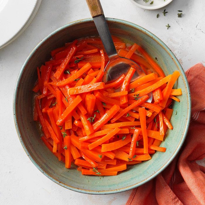 Glazed Julienned Carrots