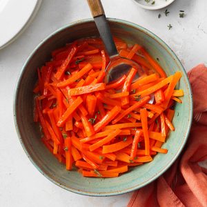 Glazed Julienned Carrots