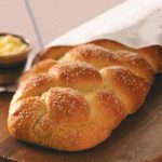 Golden Braided Sesame Bread