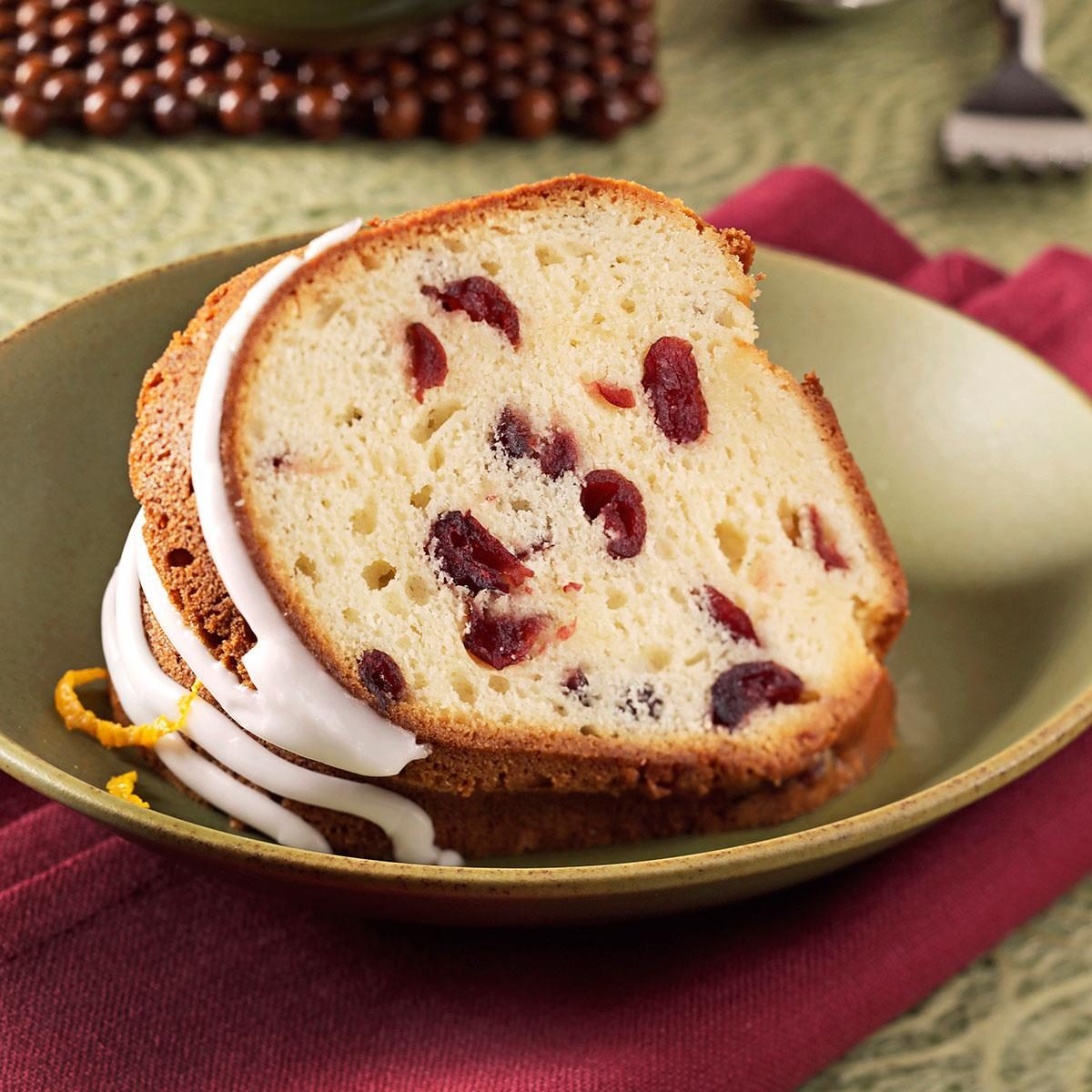 Grand Marnier Cranberry Pound Cake