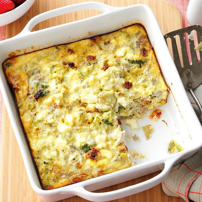 Greek breakfast casserole