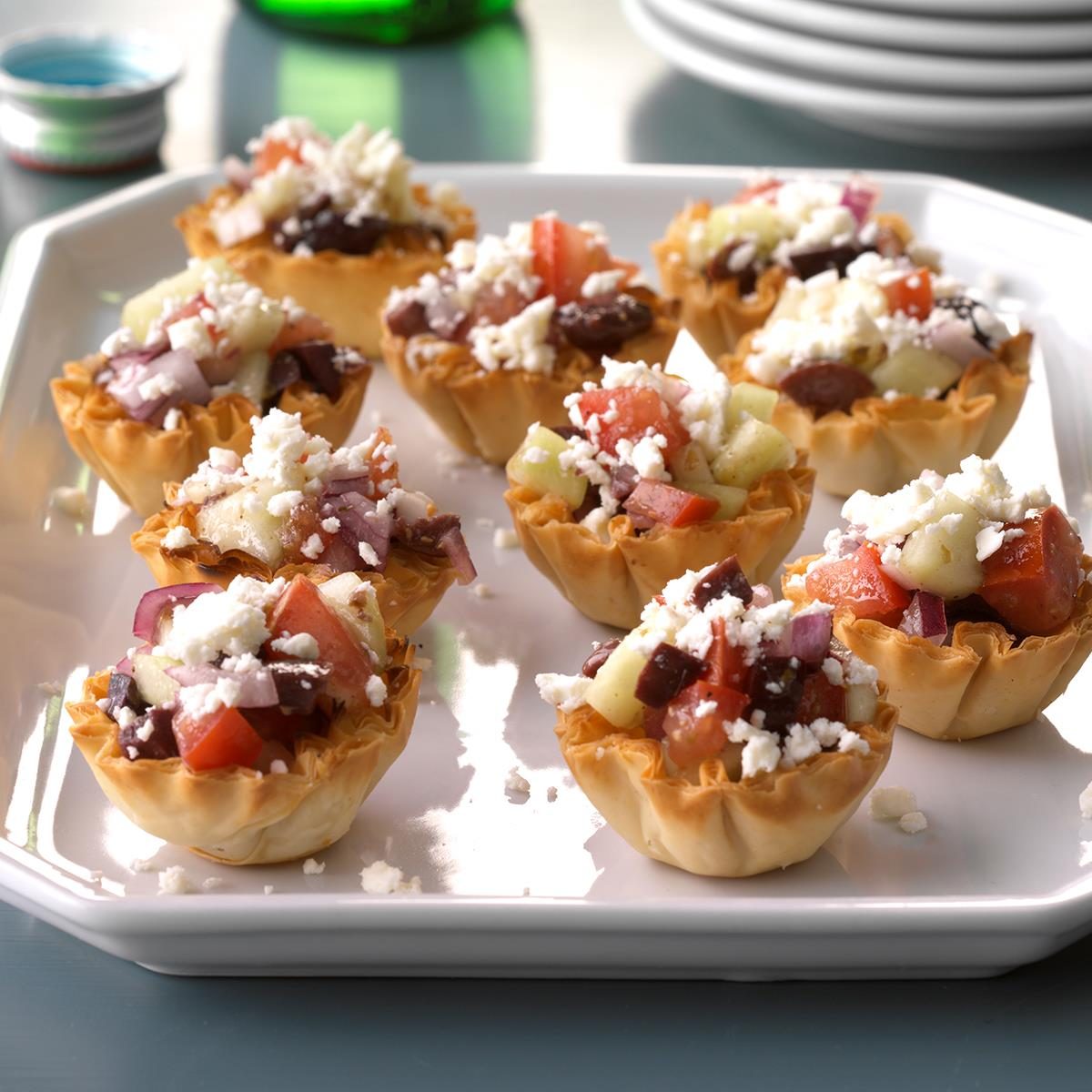 Greek Veggie Tartlets