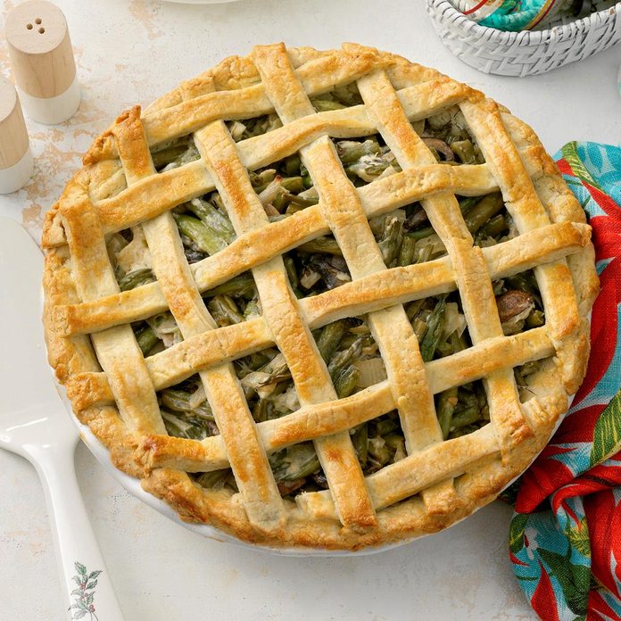 Green Bean Mushroom Pie