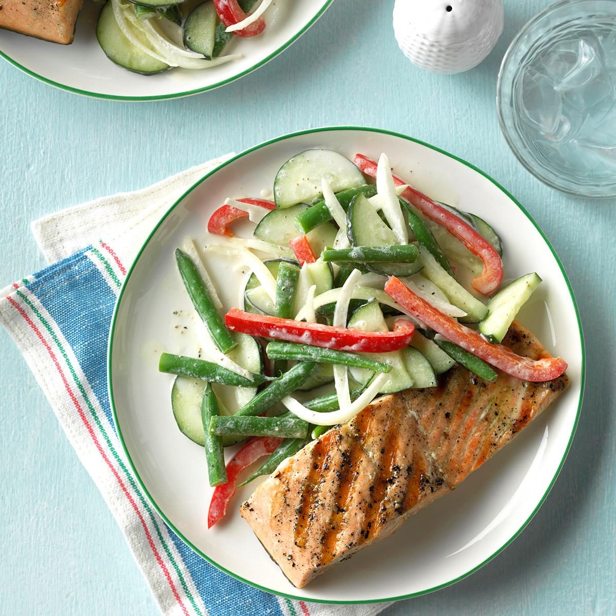 Green Bean Salad with Creamy Dressing