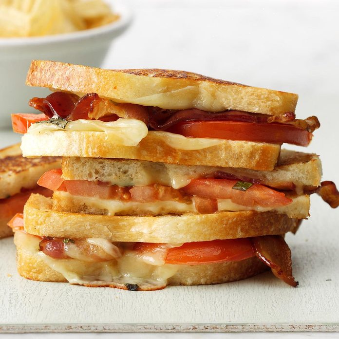 Grilled Bacon-Tomato Sandwiches