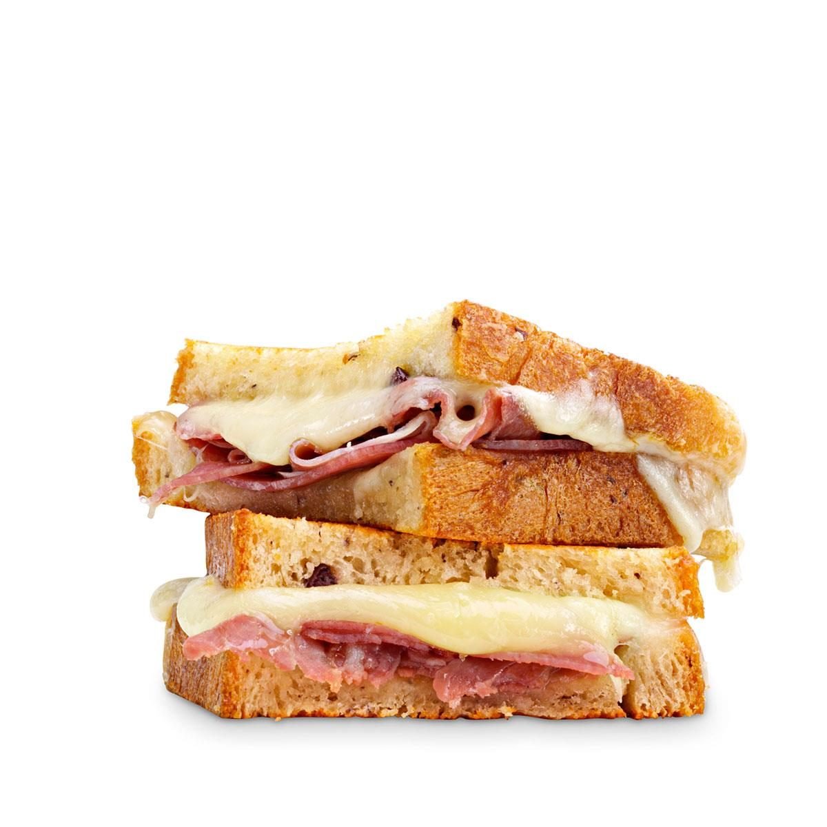 Grilled Cheese with Prosciutto Panini