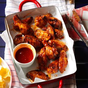 Grilled Cherry-Glazed Chicken Wings