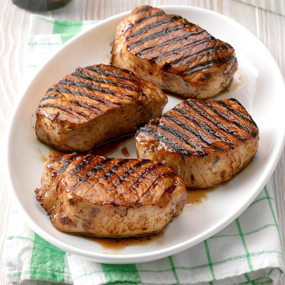 Grilled Maple Pork Chops