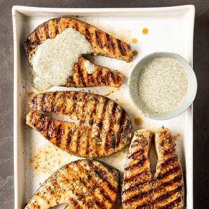 Grilled Salmon Steaks