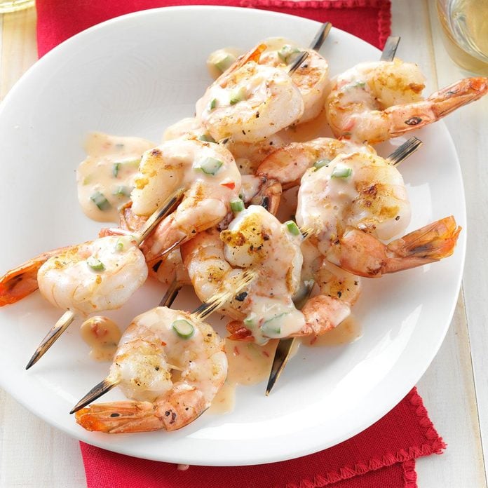 Grilled Shrimp With Spicy Sweet Sauce Exps165905 Thhcd01 08 5bc Rms 2