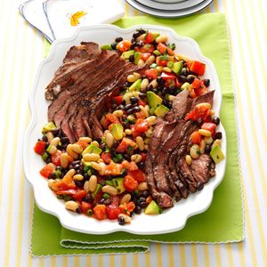 Grilled Steak Salad with Tomatoes & Avocado