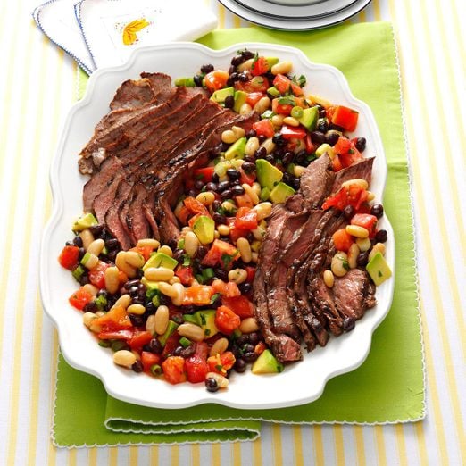 Grilled Steak Salad With Tomatoes Avocado Exps147474 Th143192b02 06 2bc Rms