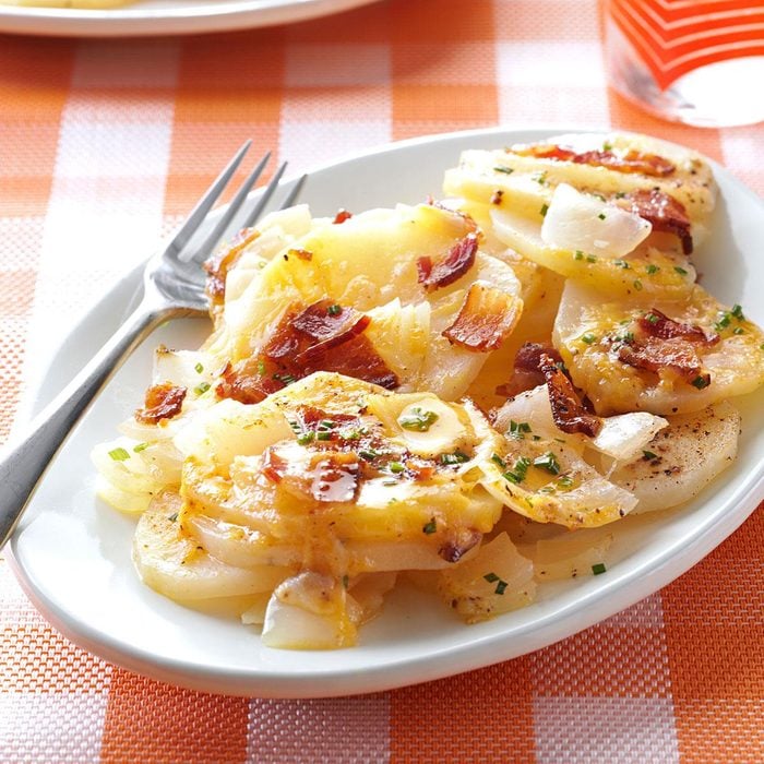 Grilled Three-Cheese Potatoes