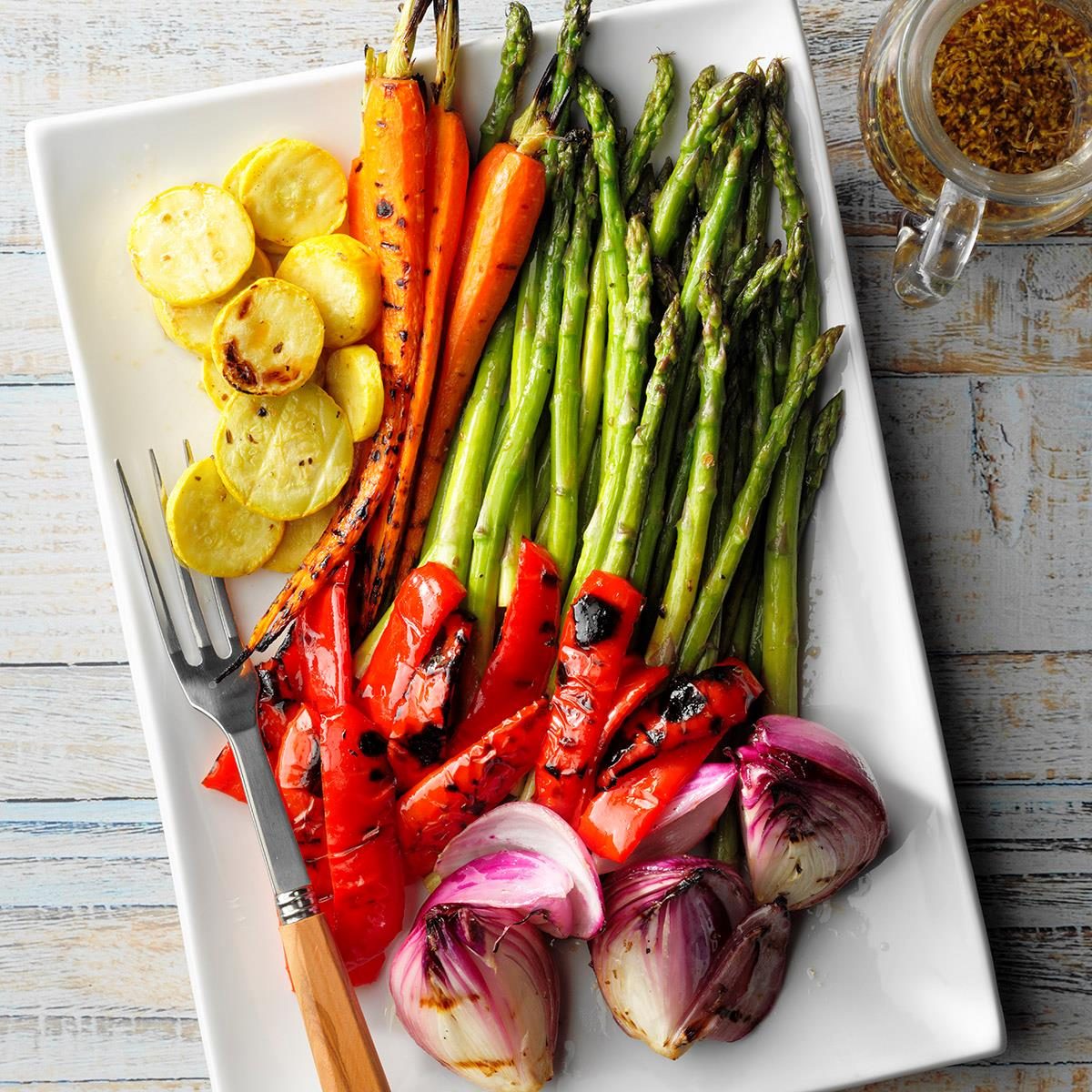 Grilled vegetable platter