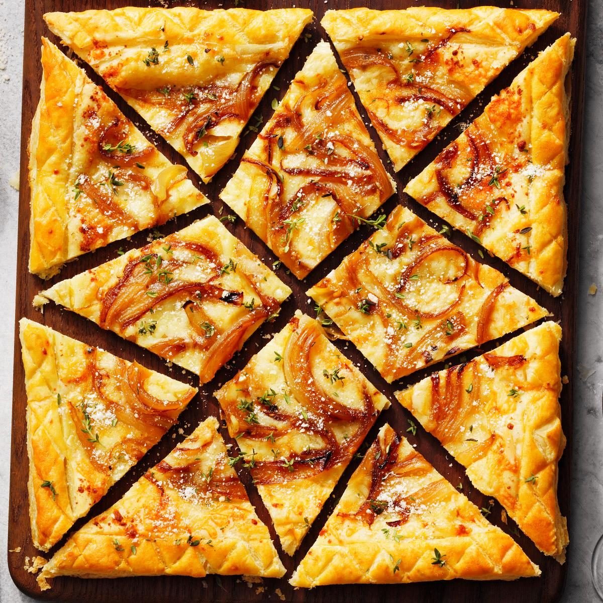 Gruyere & Caramelized Onion Tarts