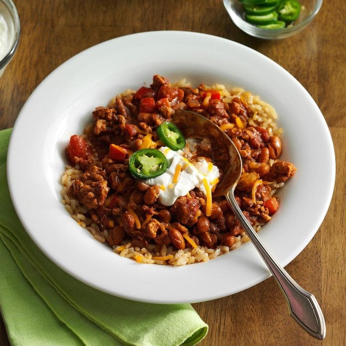 Guilt-Free Chicken Chili