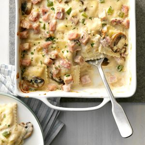 Ham Ravioli Bake