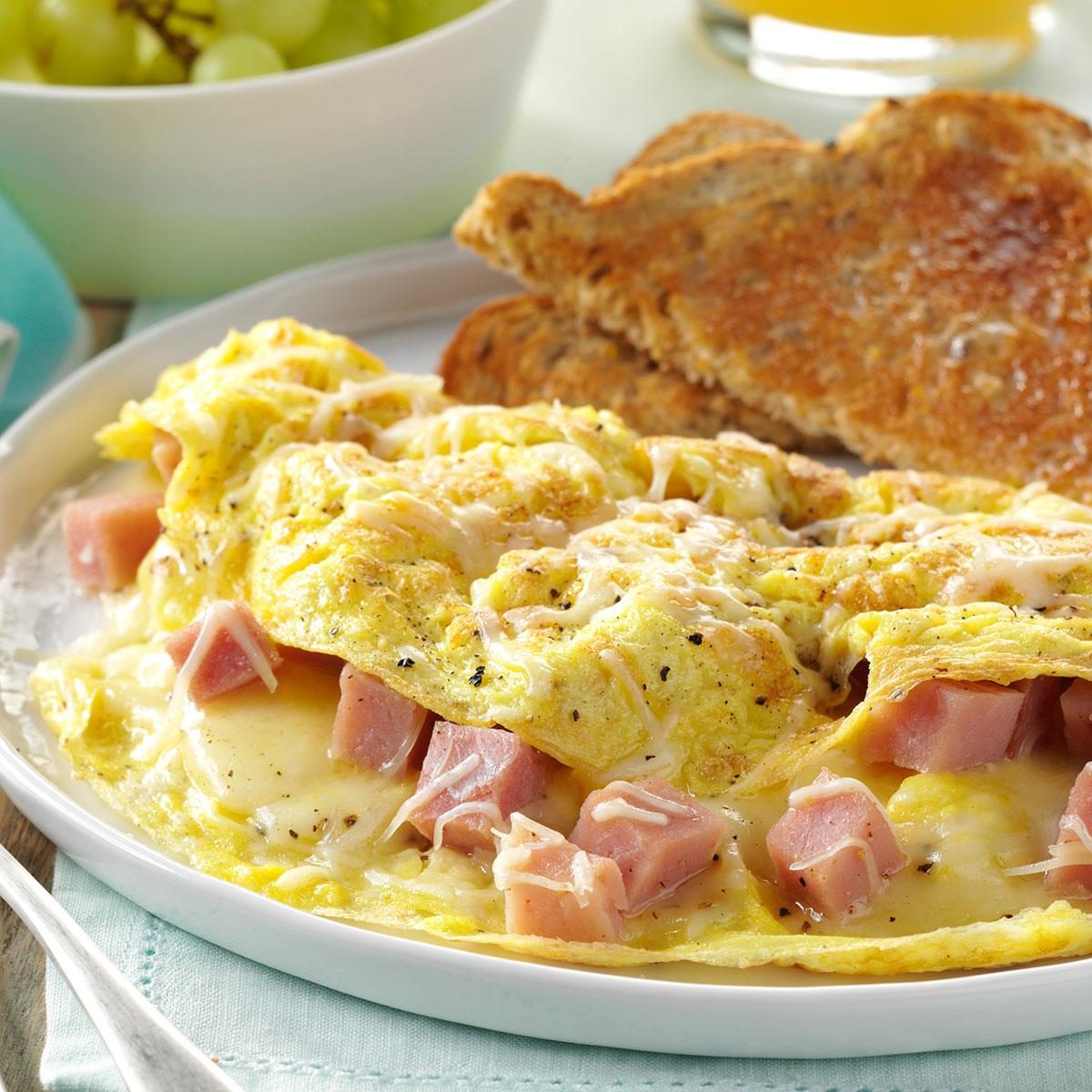 Ham and Swiss Omelet Recipe: How to Make It | Taste of Home