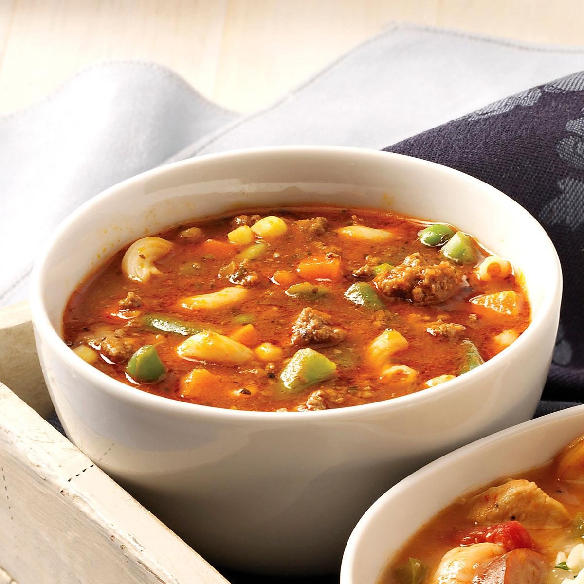 Hamburger Minestrone