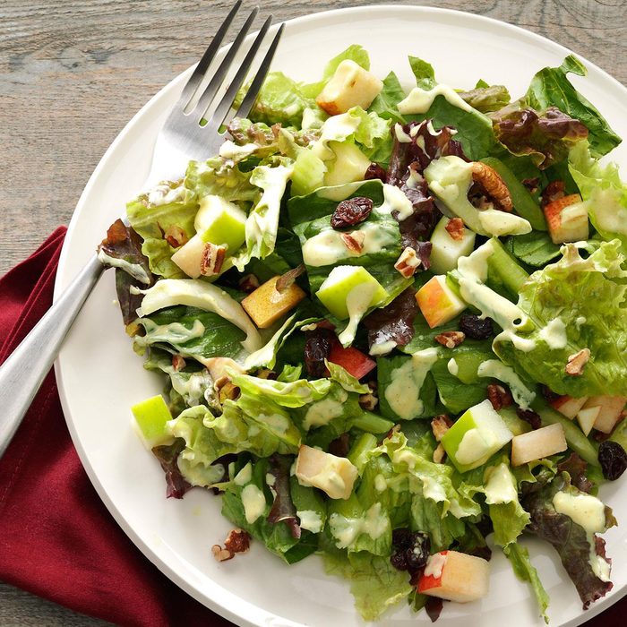 Harvest Salad with Lime-Curry Dressing