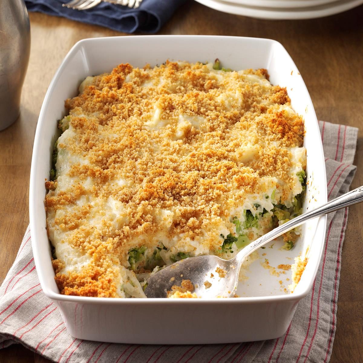 Hash Brown Broccoli Bake