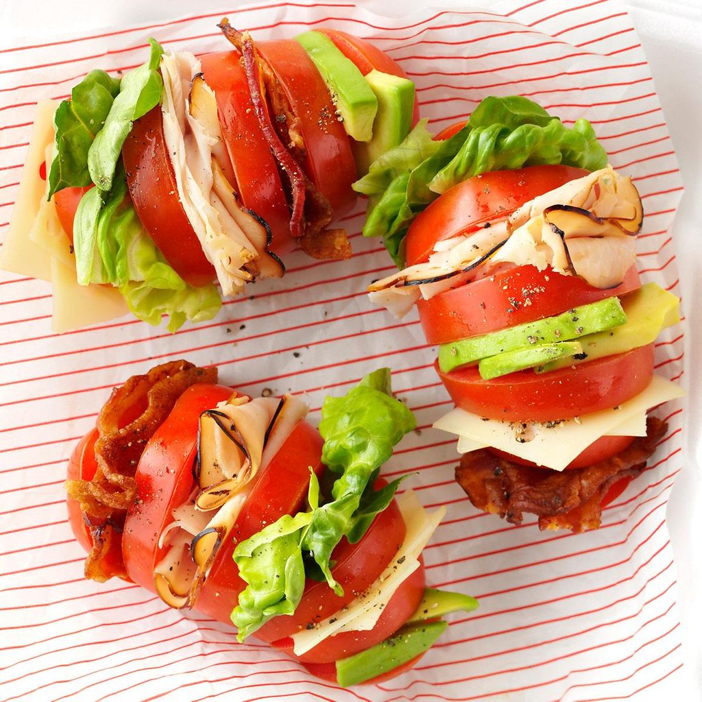 Hasselback Tomato Clubs