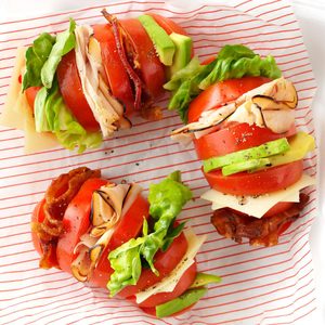 Hasselback Tomato Clubs