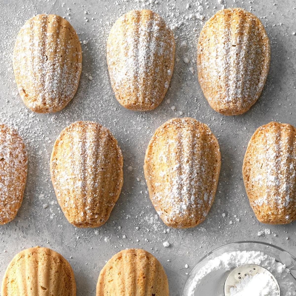 Hazelnut Madeleine Cookies