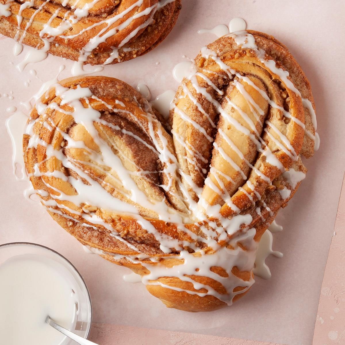 Heart-Shaped Cinnamon Coffee Cakes