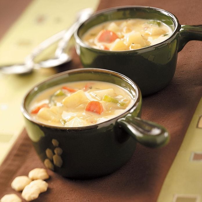 Hearty Cheese and Vegetable Soup
