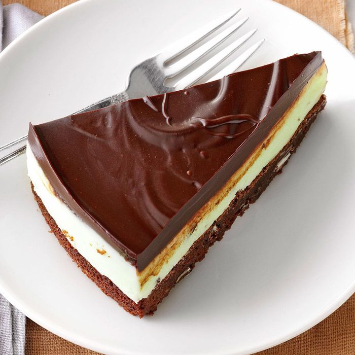 Heavenly Mint Brownie Dessert