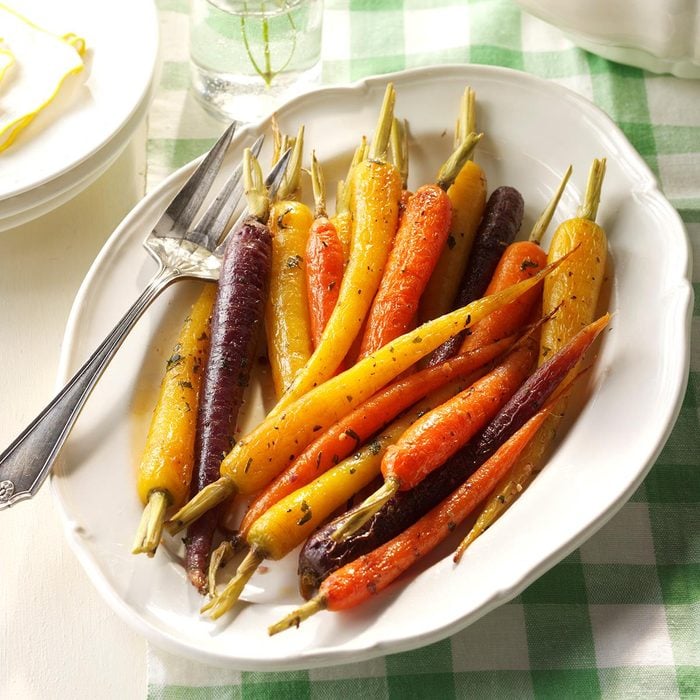 Herb-Buttered Baby Carrots