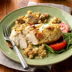 Herbed Chicken with Wild Rice