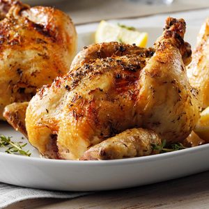 Herbed Cornish Hens