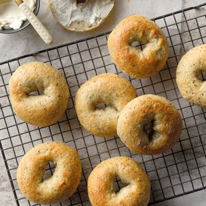 Herbed Onion Bagels