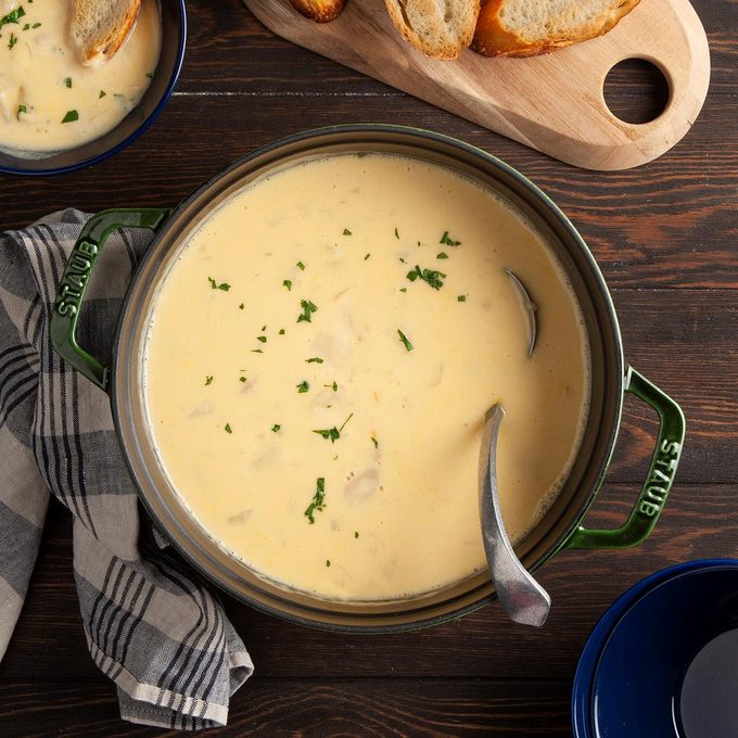 Homemade Cheesy Potato Soup