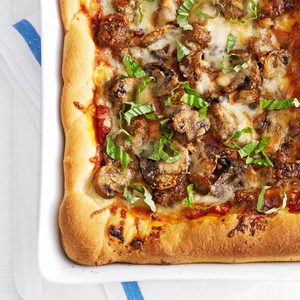 Homemade Chicago Deep-Dish Pizza