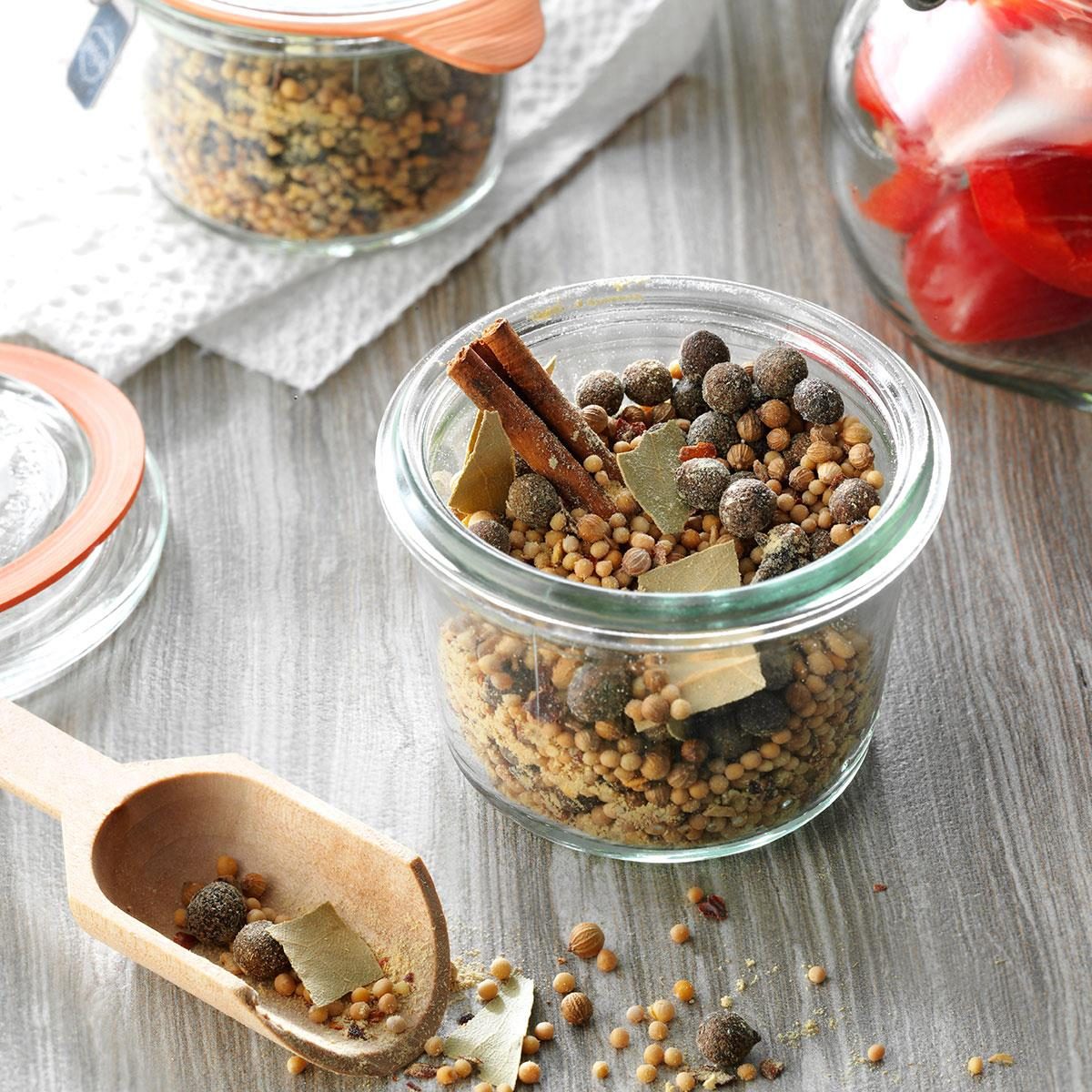 Pickling Spices - Homemade Pickling Kit with Ingredients and Jars