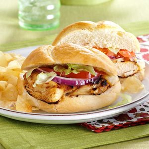 Honey-Citrus Chicken Sandwiches